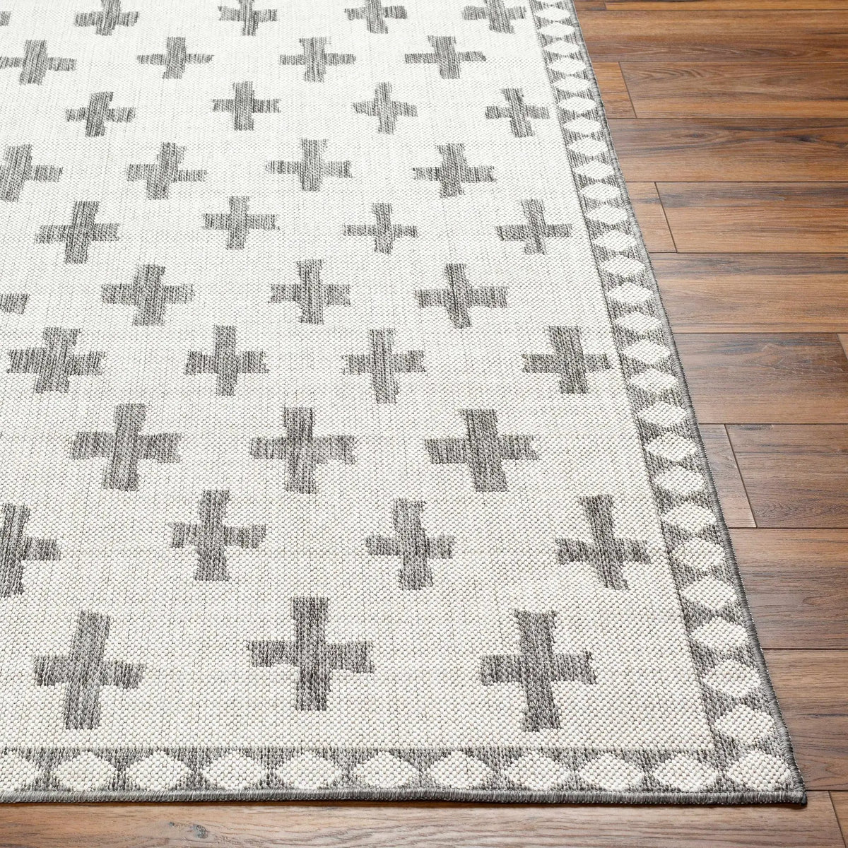 Kyna Gray Outdoor Area Rug - Clearance, photo 4 of 8