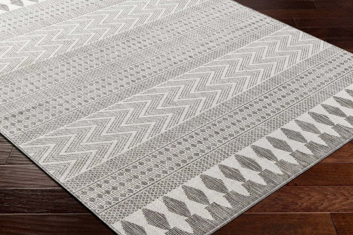 Lali Light Gray Outdoor Area Rug - Clearance, photo 5 of 8