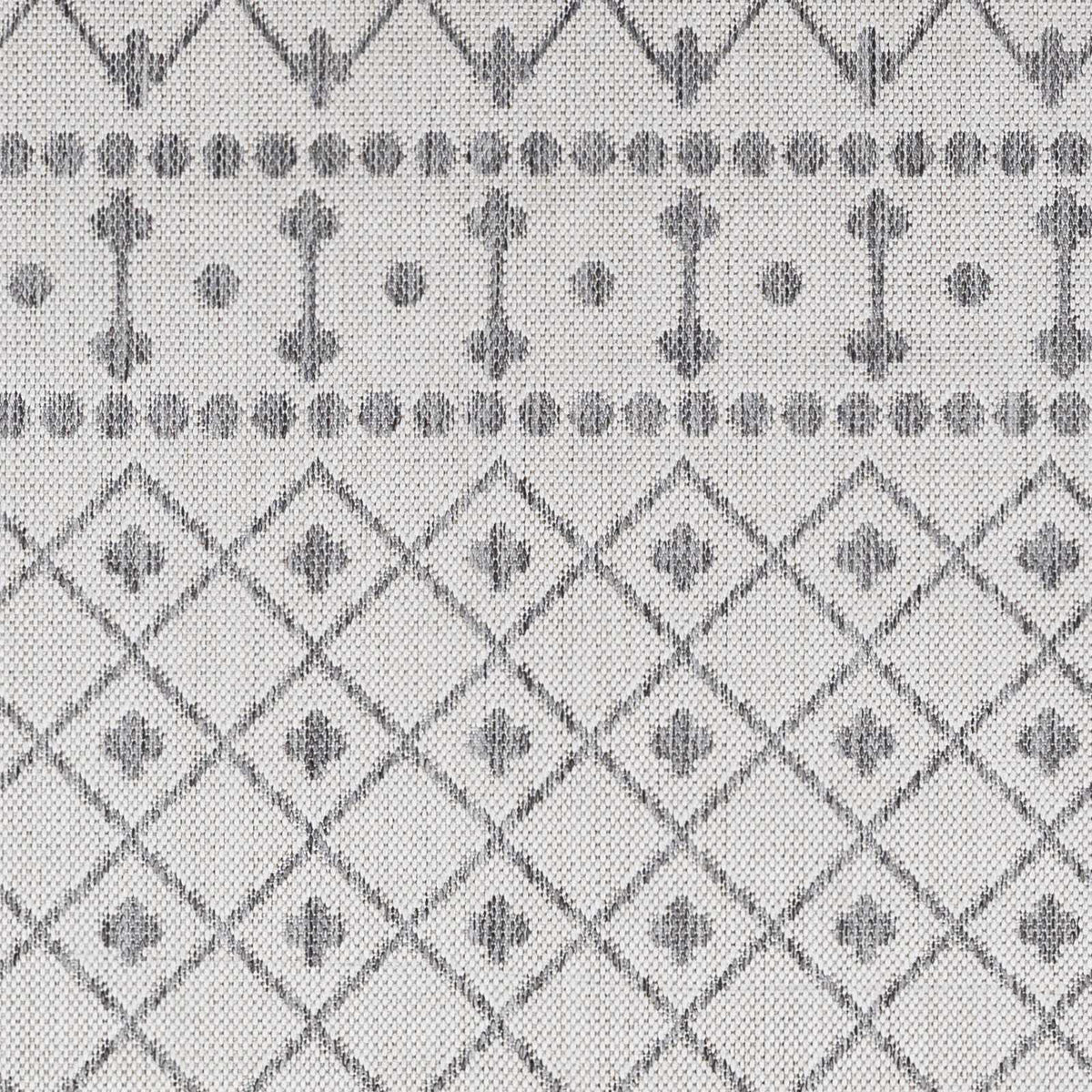 Lali Light Gray Outdoor Area Rug - Clearance, sample swatch