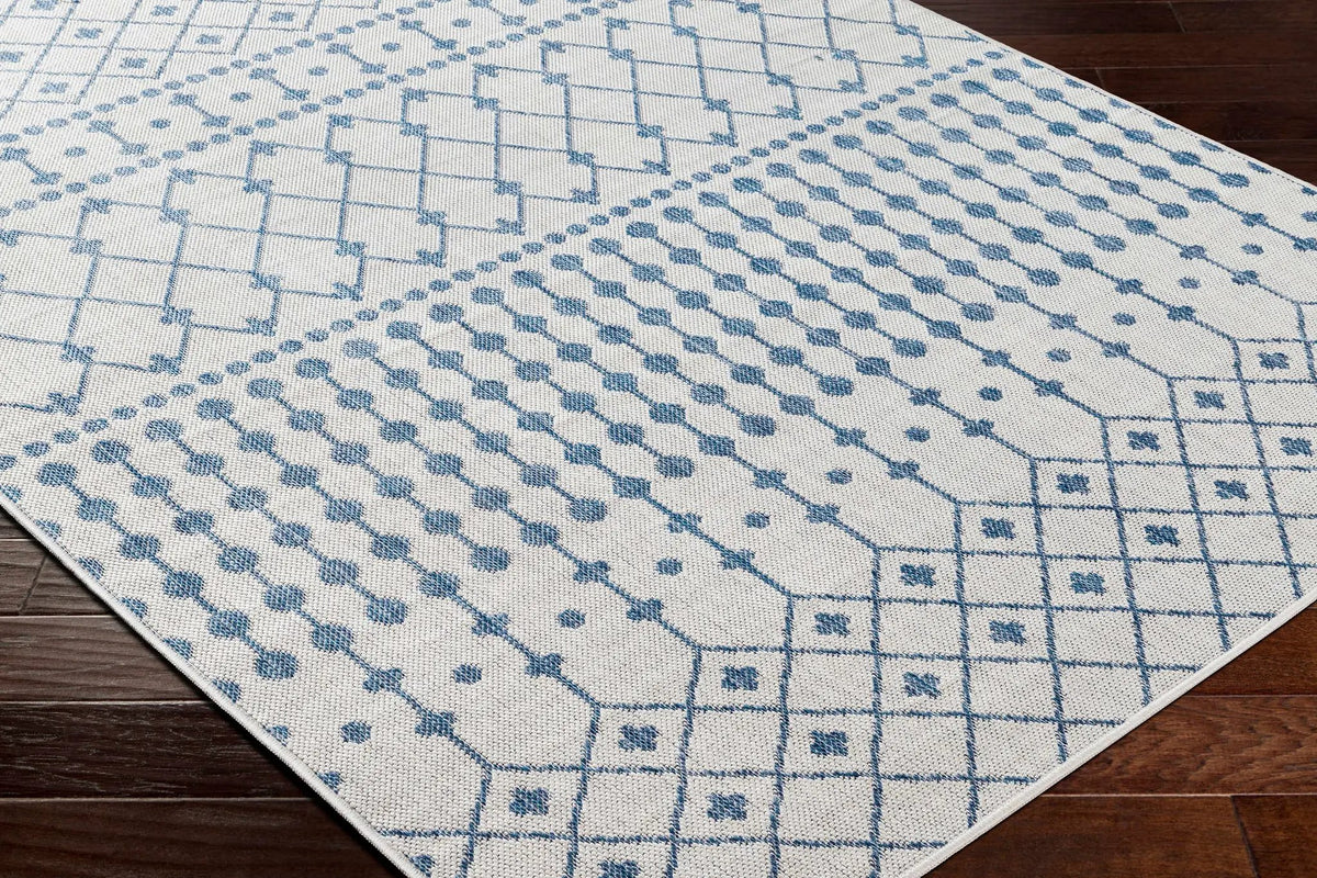 Lali Blue & Gray Outdoor Area Rug - Clearance, photo 5 of 8