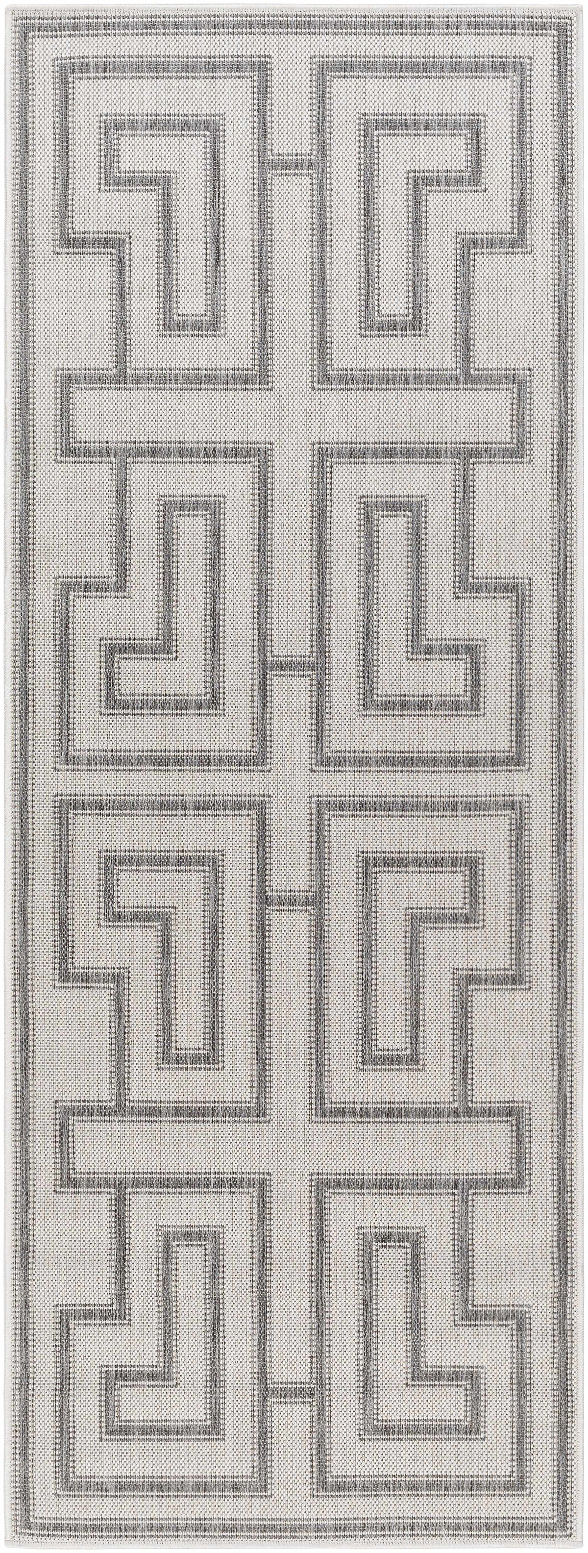 Taro Light Gray Outdoor Area Rug - Clearance, photo 2 of 8