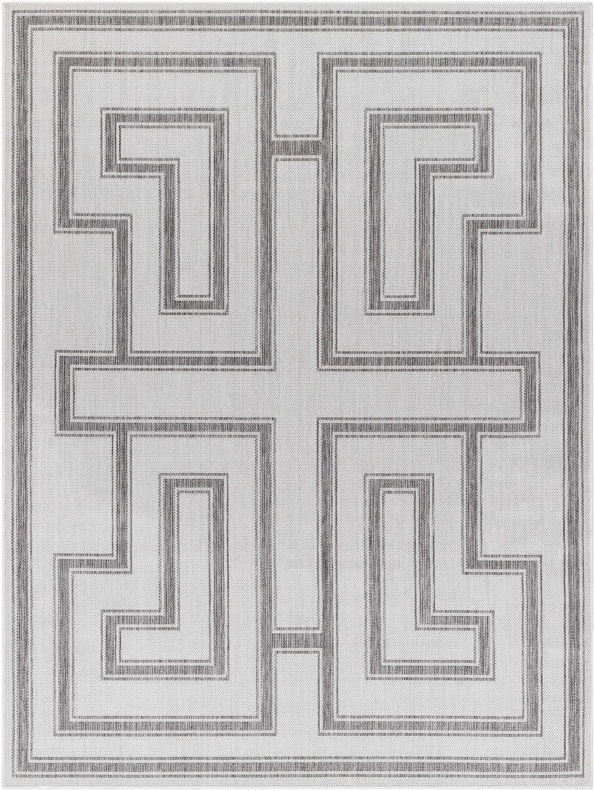 Taro Light Gray Outdoor Area Rug - Clearance