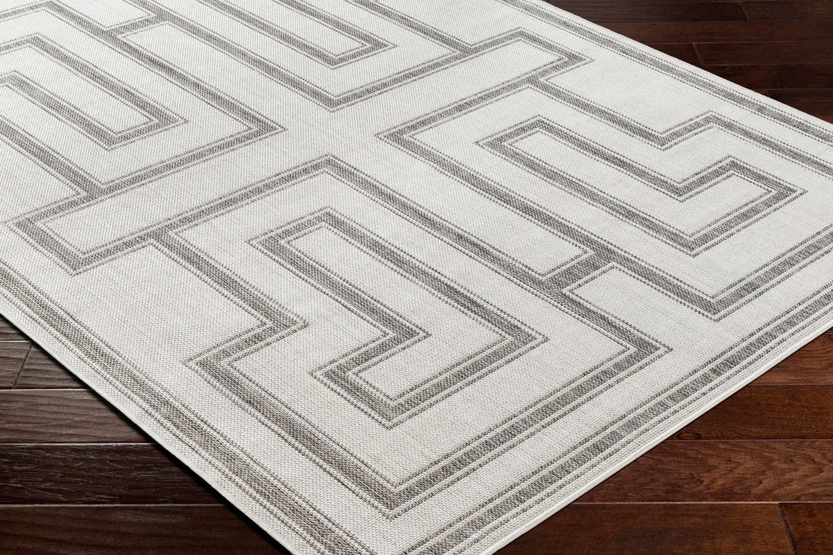 Taro Light Gray Outdoor Area Rug - Clearance, photo 5 of 8