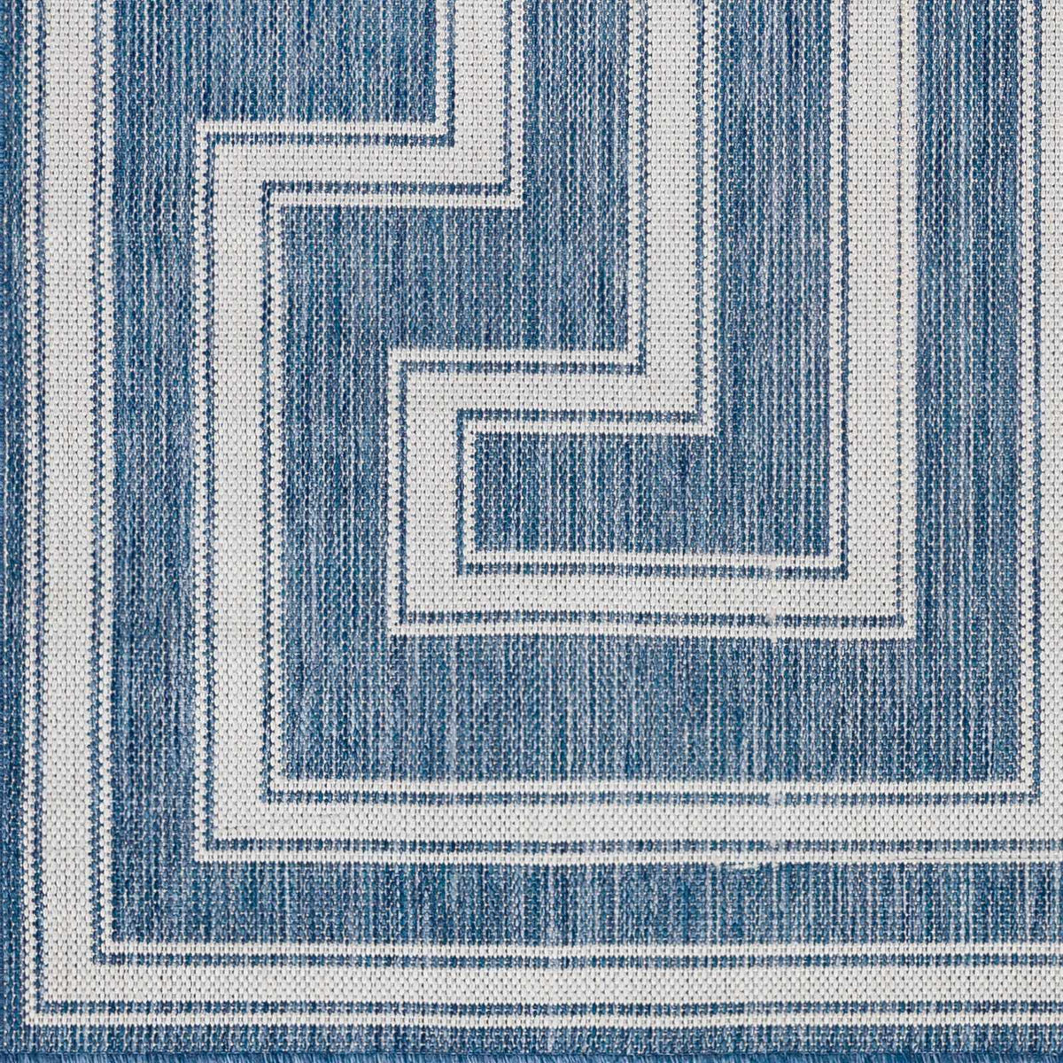 Taro Blue Outdoor Area Rug - Clearance, sample swatch