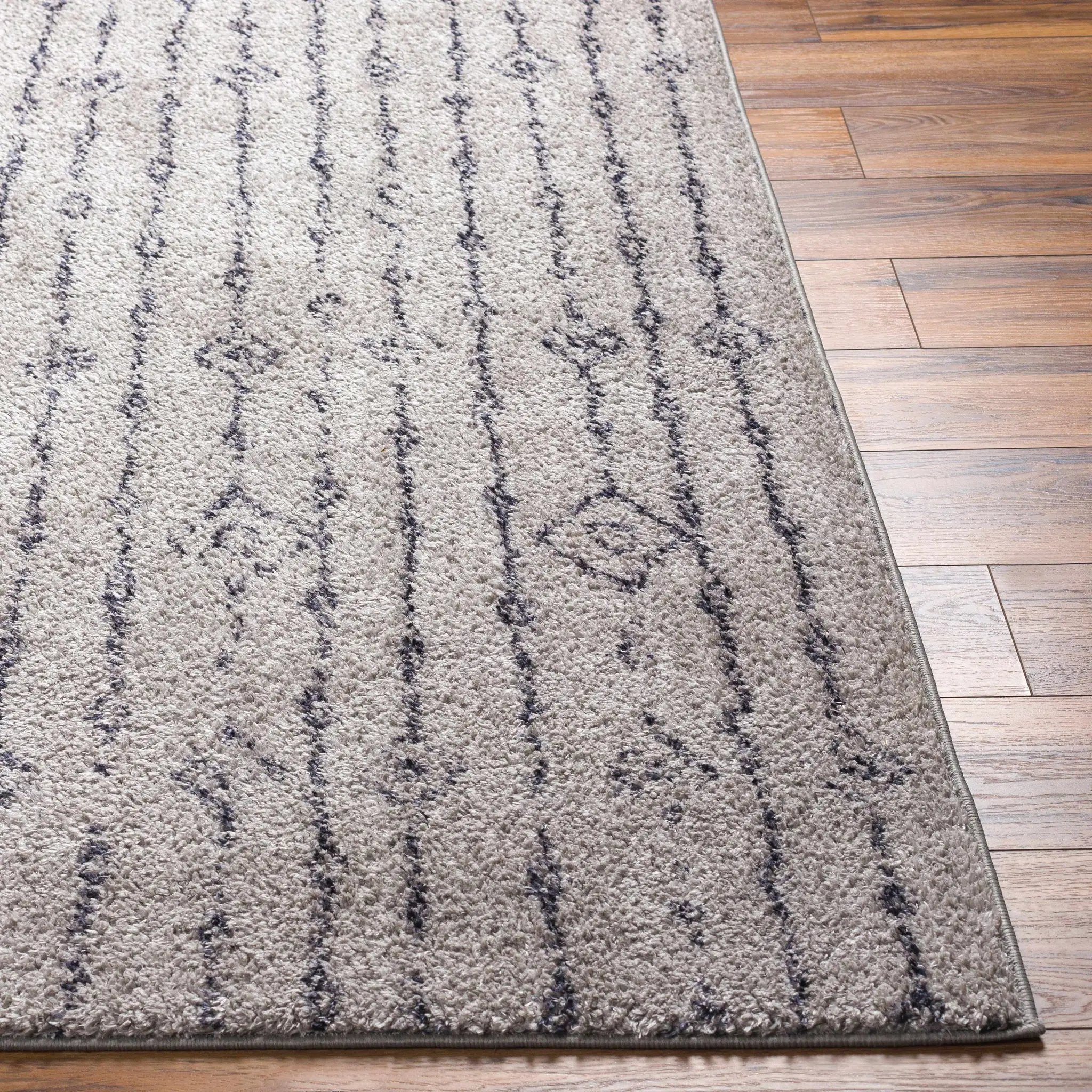 Demi Gray Washable Area Rug - Clearance by Boutique Rugs