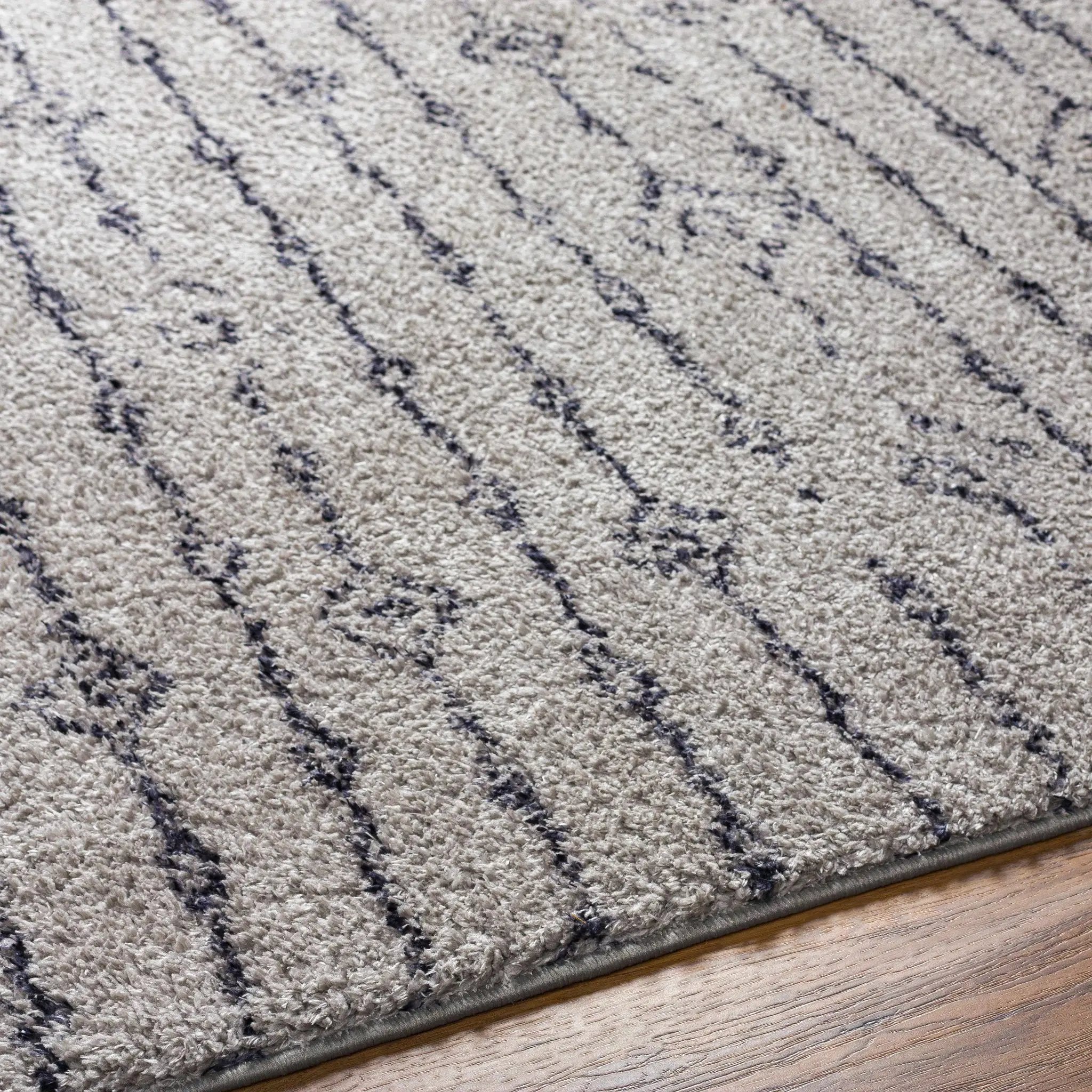 Demi Gray Washable Area Rug - Clearance by Boutique Rugs