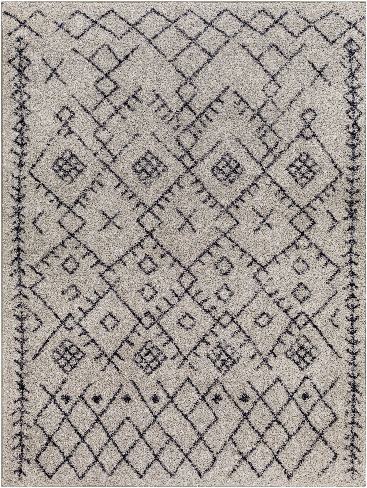Elyes Gray Washable Area Rug - Clearance