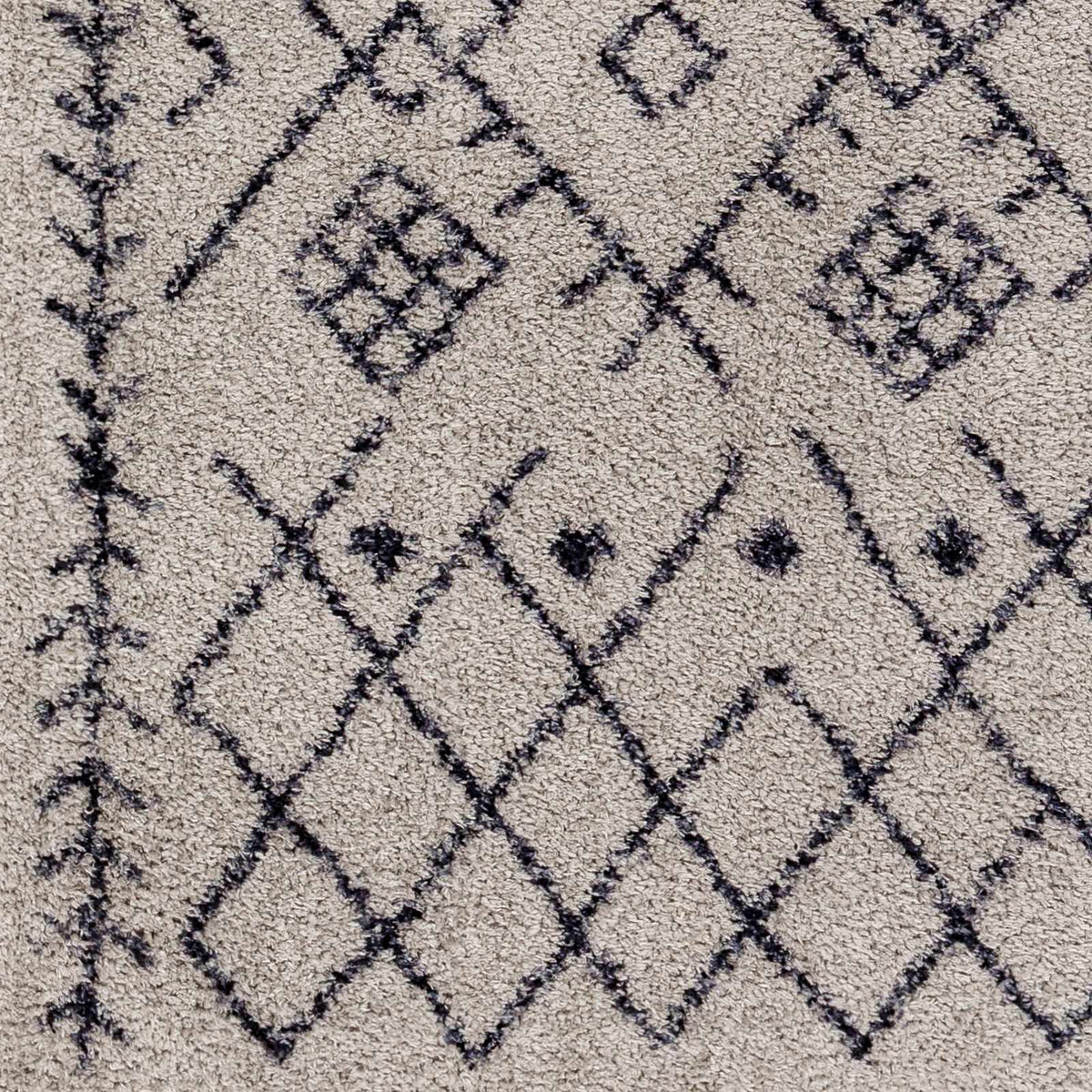Elyes Gray Washable Area Rug - Clearance, sample swatch