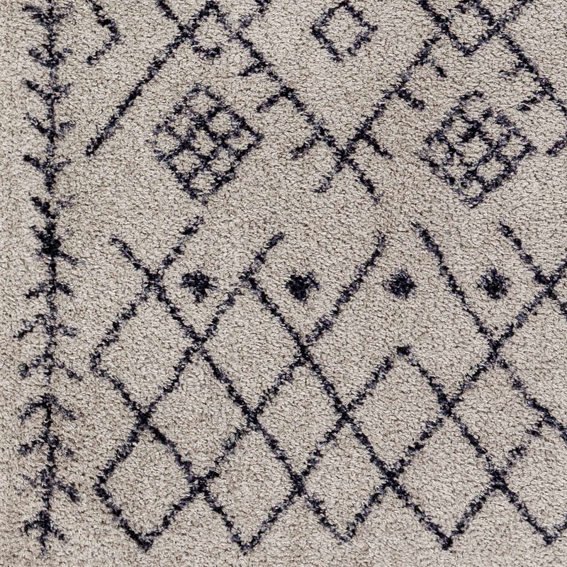 Elyes Gray Washable Area Rug - Clearance by Boutique Rugs