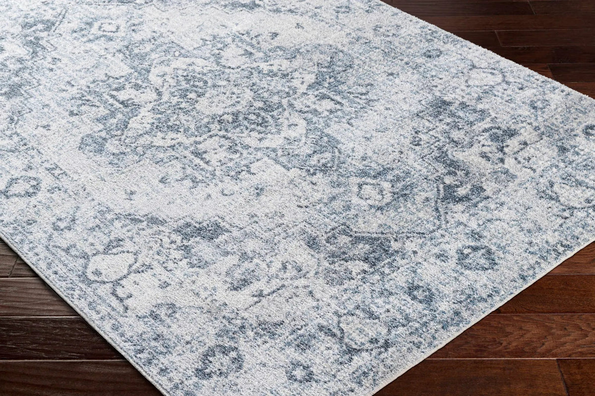 Ankti Aqua Washable Area Rug - Clearance, photo 4 of 10