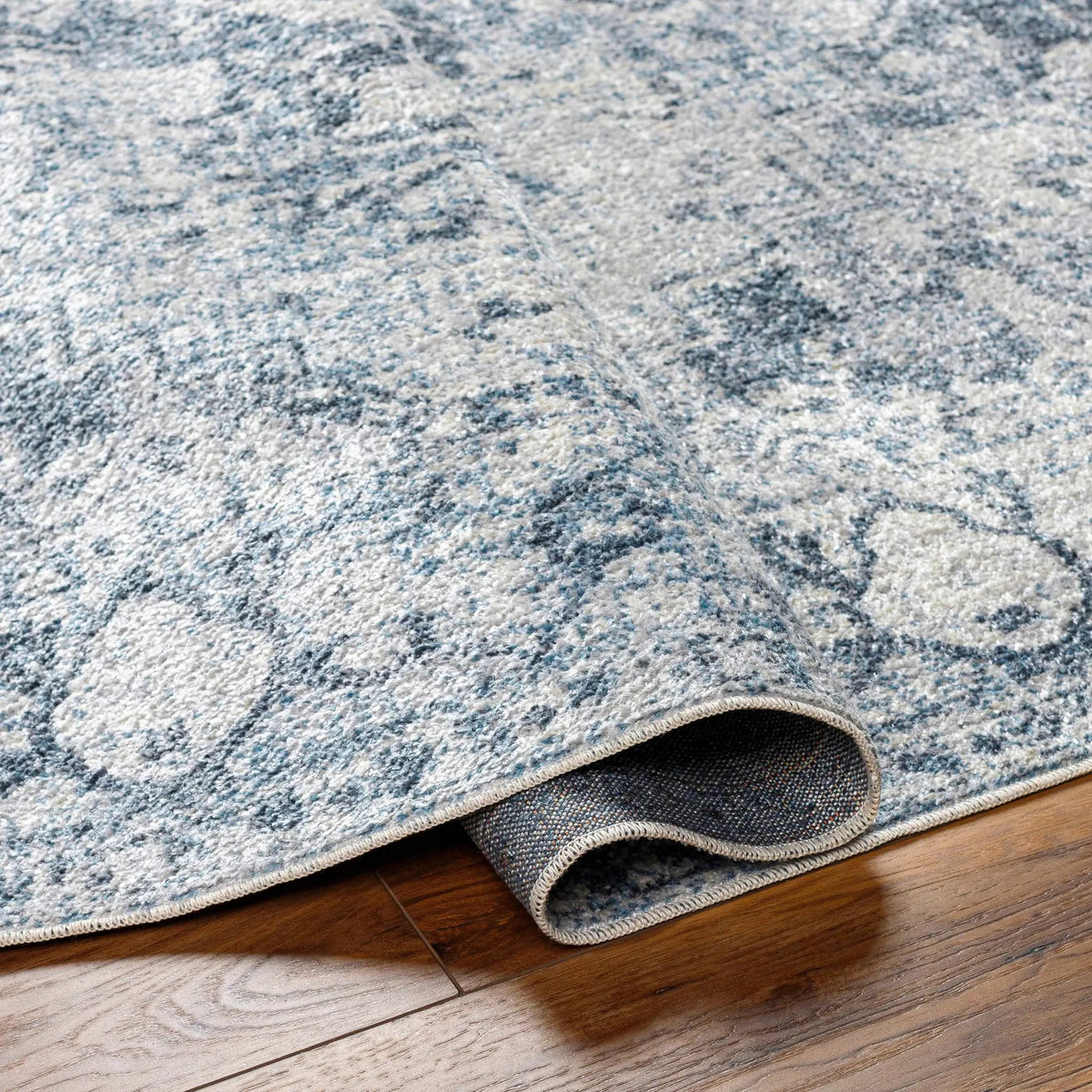 Ankti Aqua Washable Area Rug - Clearance, photo 5 of 10