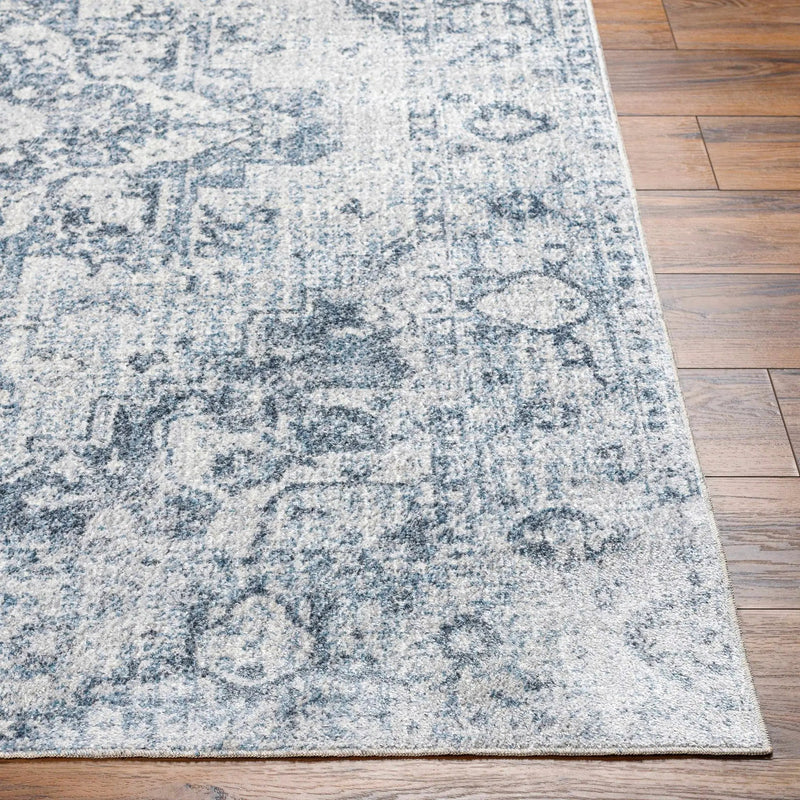 Ankti Aqua Washable Area Rug - Clearance by Boutique Rugs
