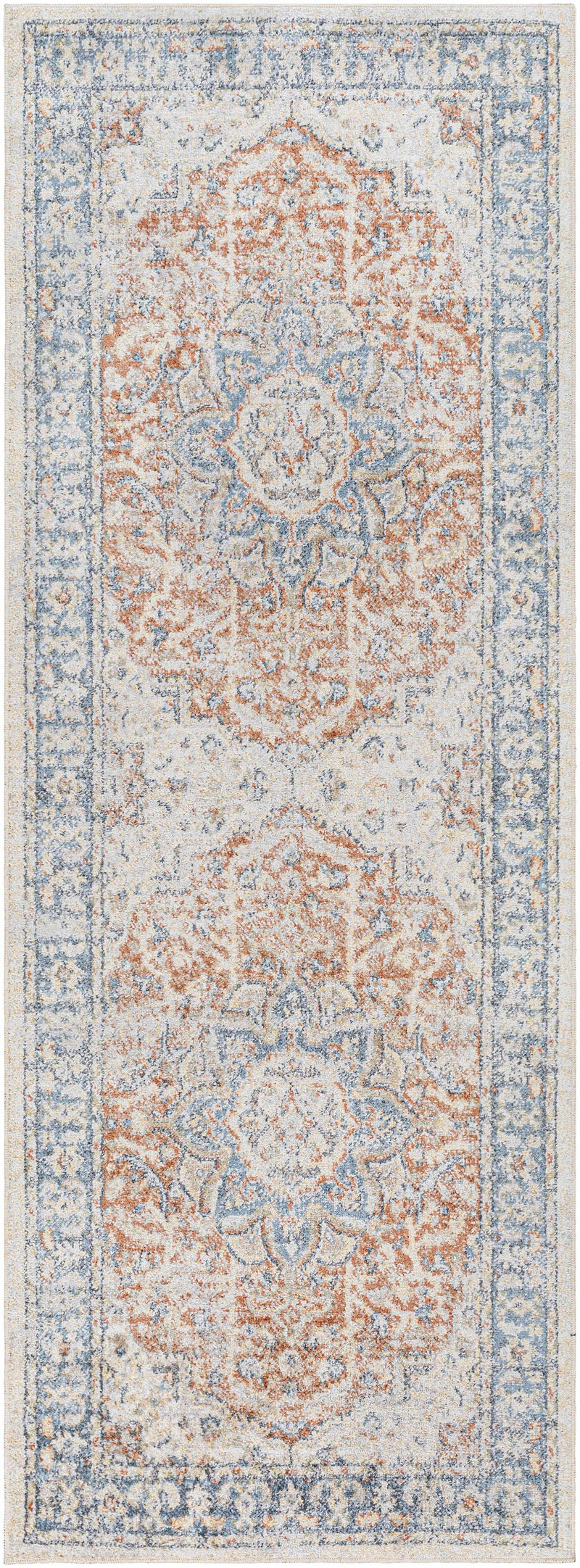 Emke Rust Washable Area Rug - Clearance by Boutique Rugs