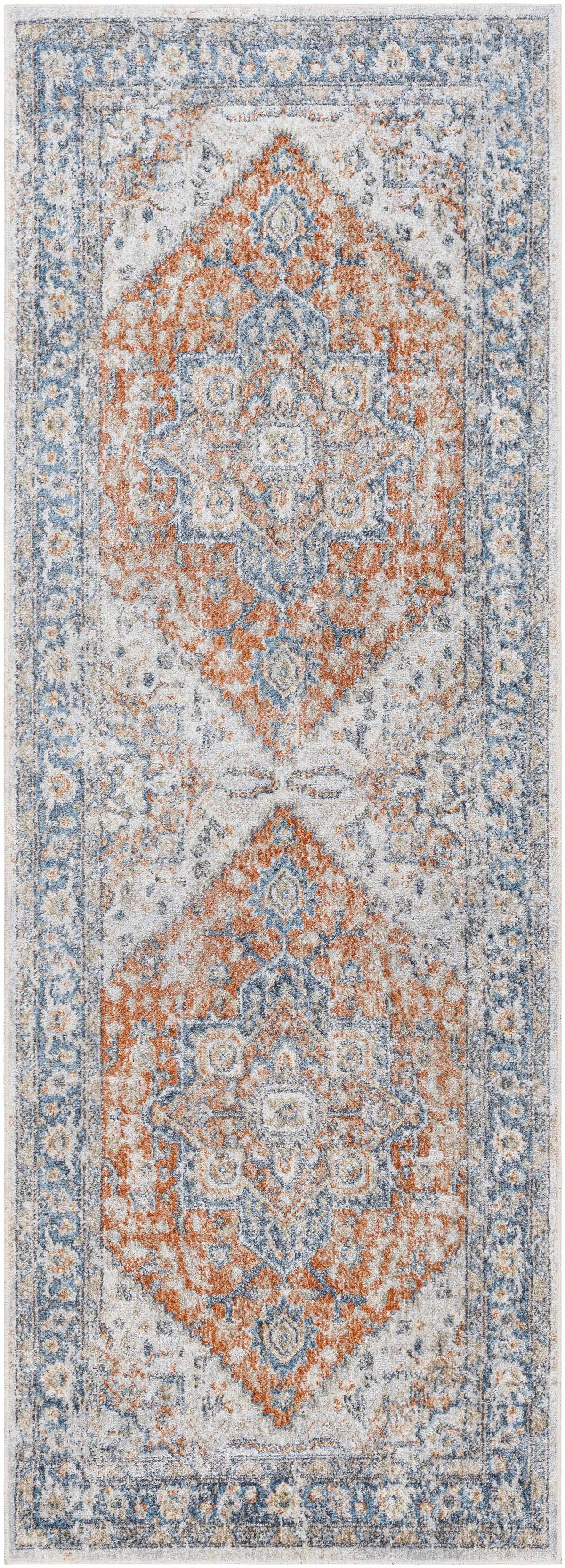Ezri Rust Washable Area Rug, photo 3 of 7