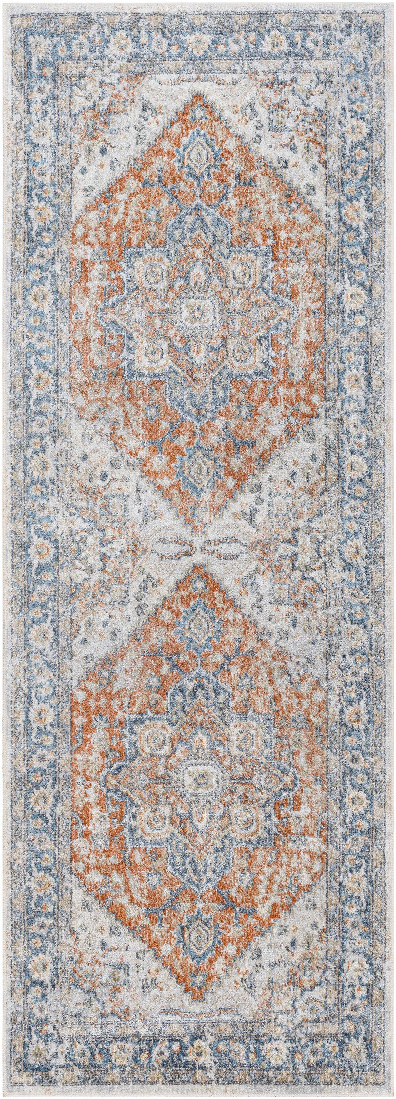 Ezri Rust Washable Area Rug by Boutique Rugs