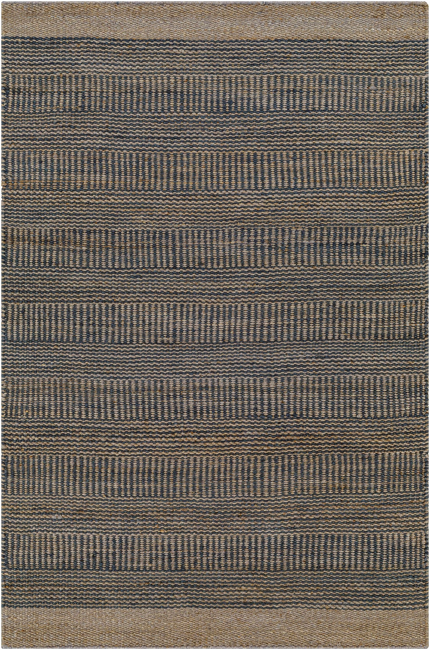 Navy Elle Jute Rug by Boutique Rugs