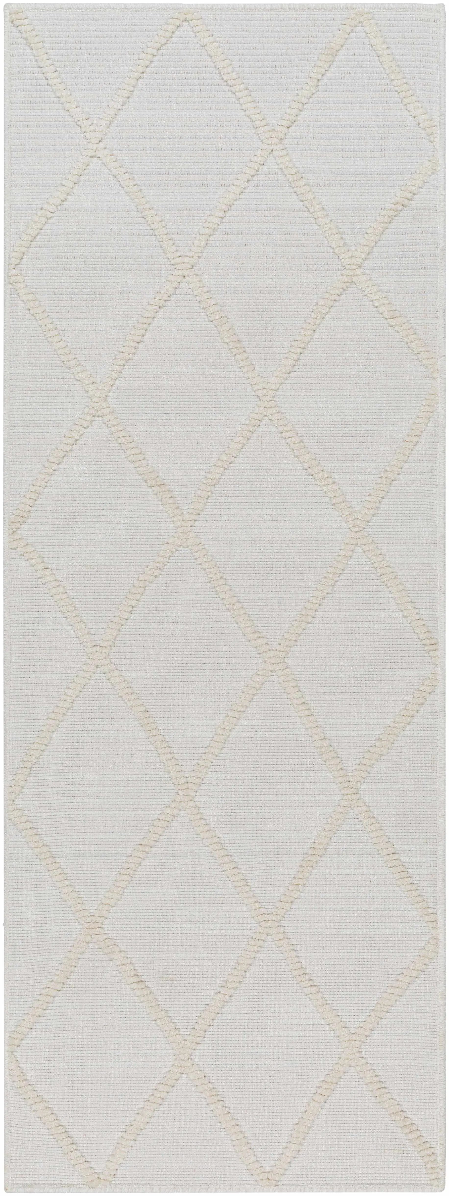 Amani White Washable Rug - Clearance by Boutique Rugs
