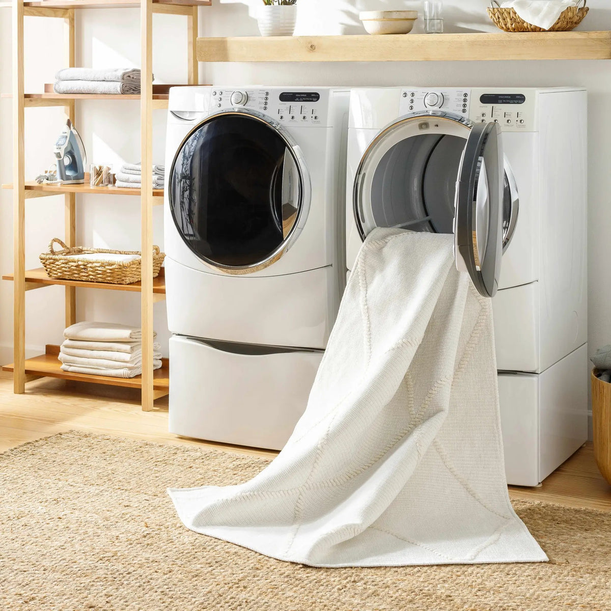 Amani White Washable Rug - Clearance, photo 10 of 19
