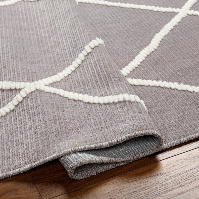 Amani Gray Washable Rug - Clearance by Boutique Rugs