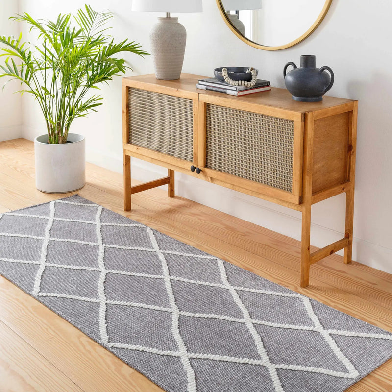 Amani Gray Washable Rug - Clearance by Boutique Rugs