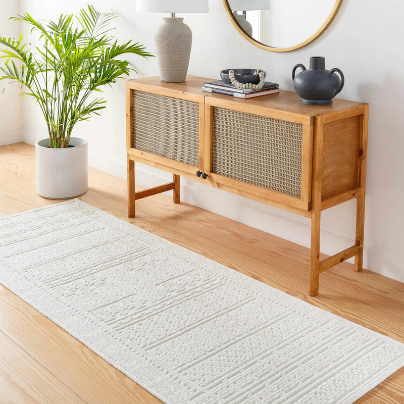 Bahar Cream Washable Area Rug by Boutique Rugs