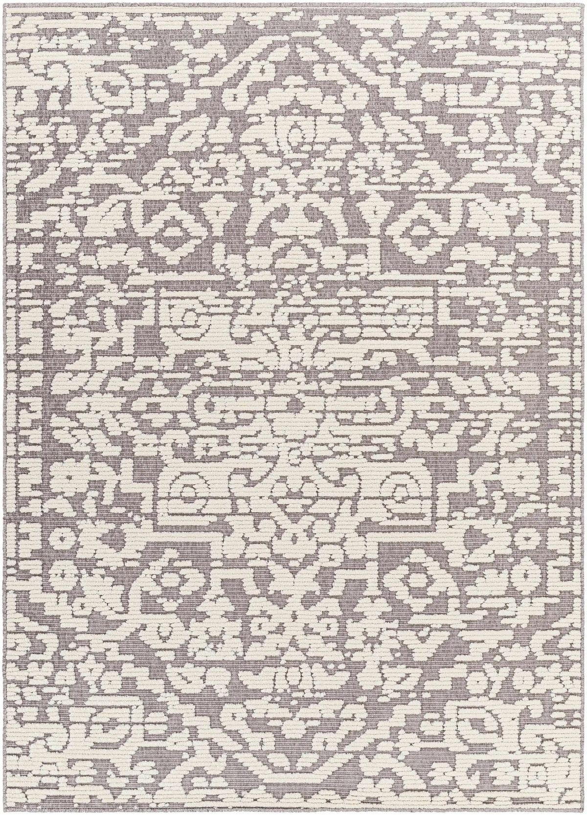 Beren Gray Washable Area Rug - Clearance
