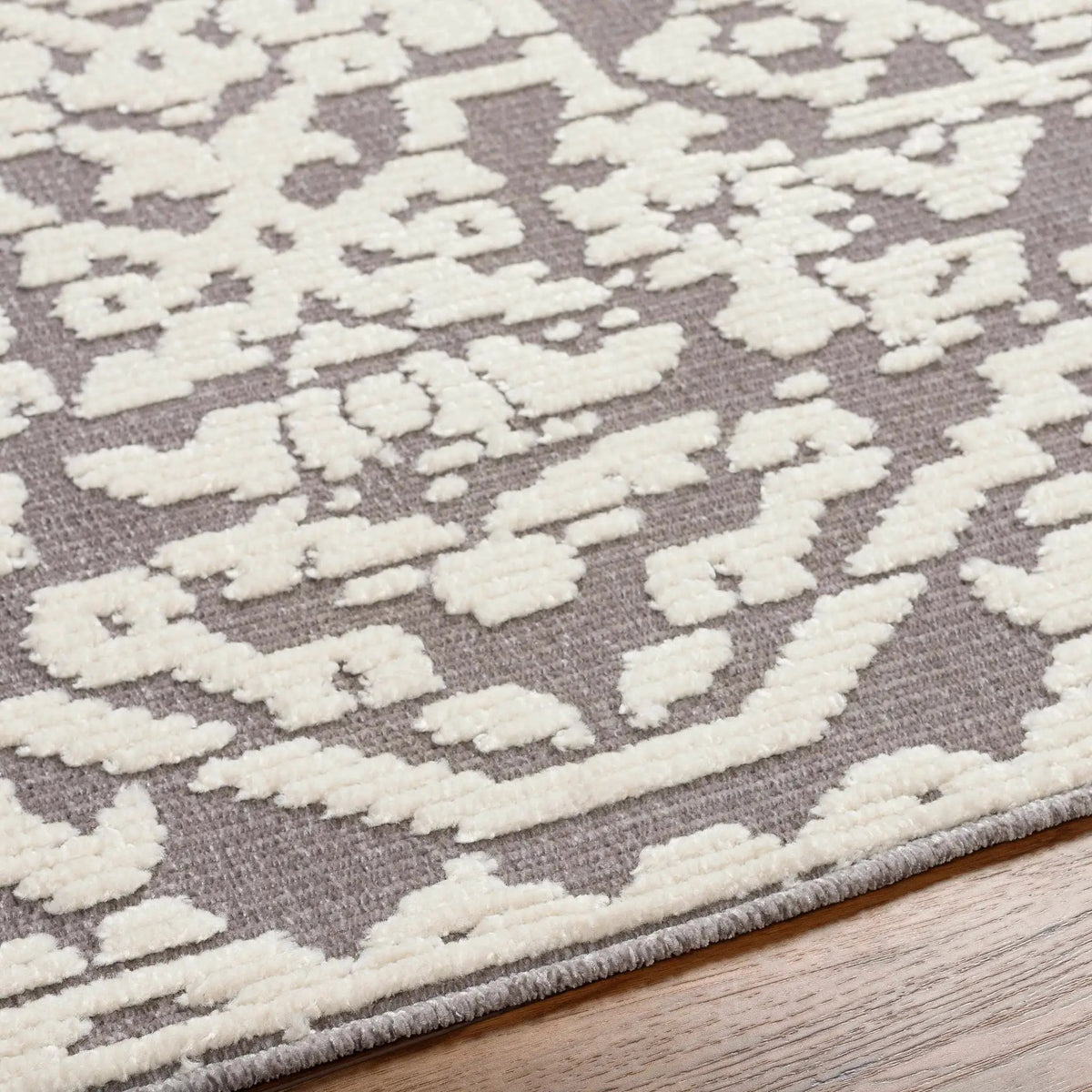 Beren Gray Washable Area Rug - Clearance, photo 4 of 10