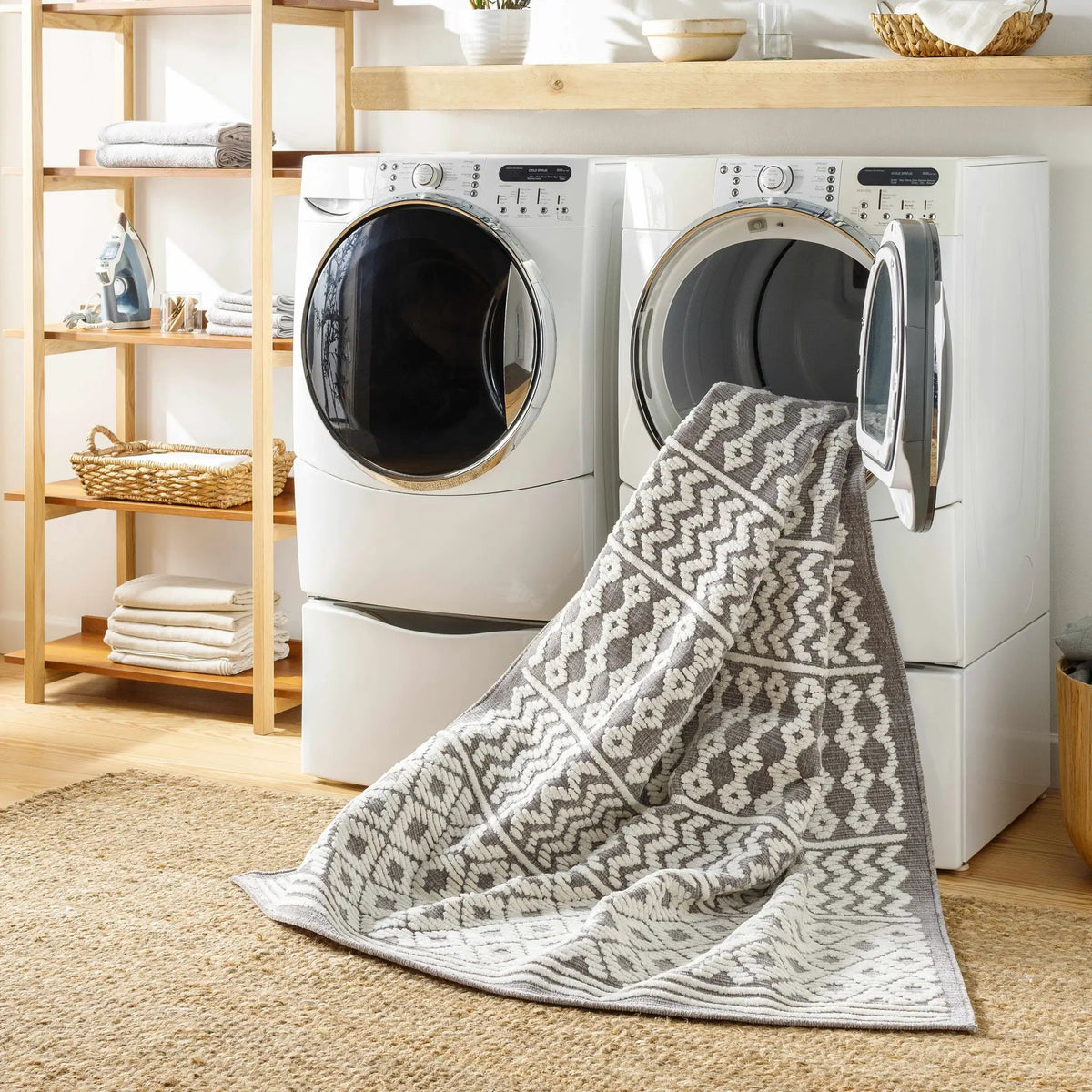 Drago Gray 3D Area Rug - Clearance, photo 8 of 10