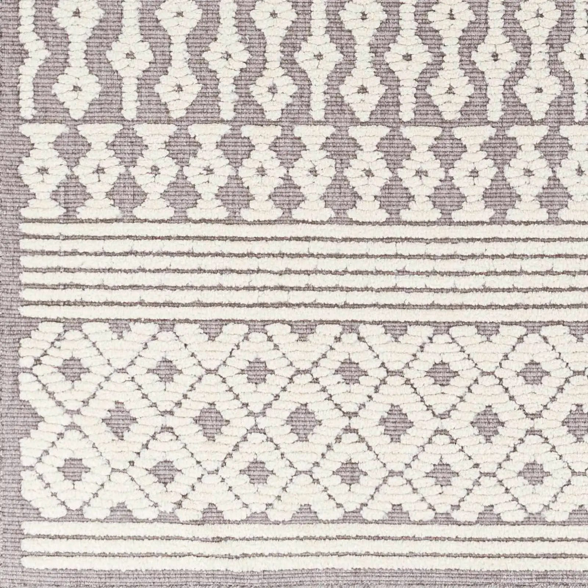 Drago Gray 3D Area Rug - Clearance, sample swatch