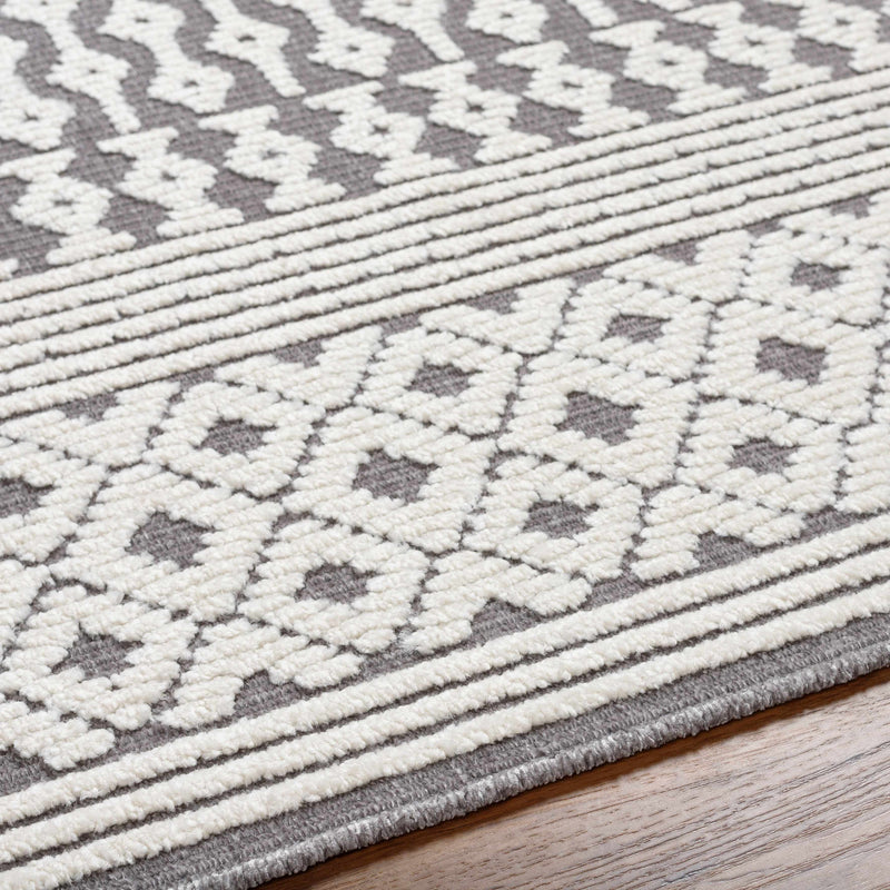 Drago Gray 3D Area Rug - Clearance by Boutique Rugs