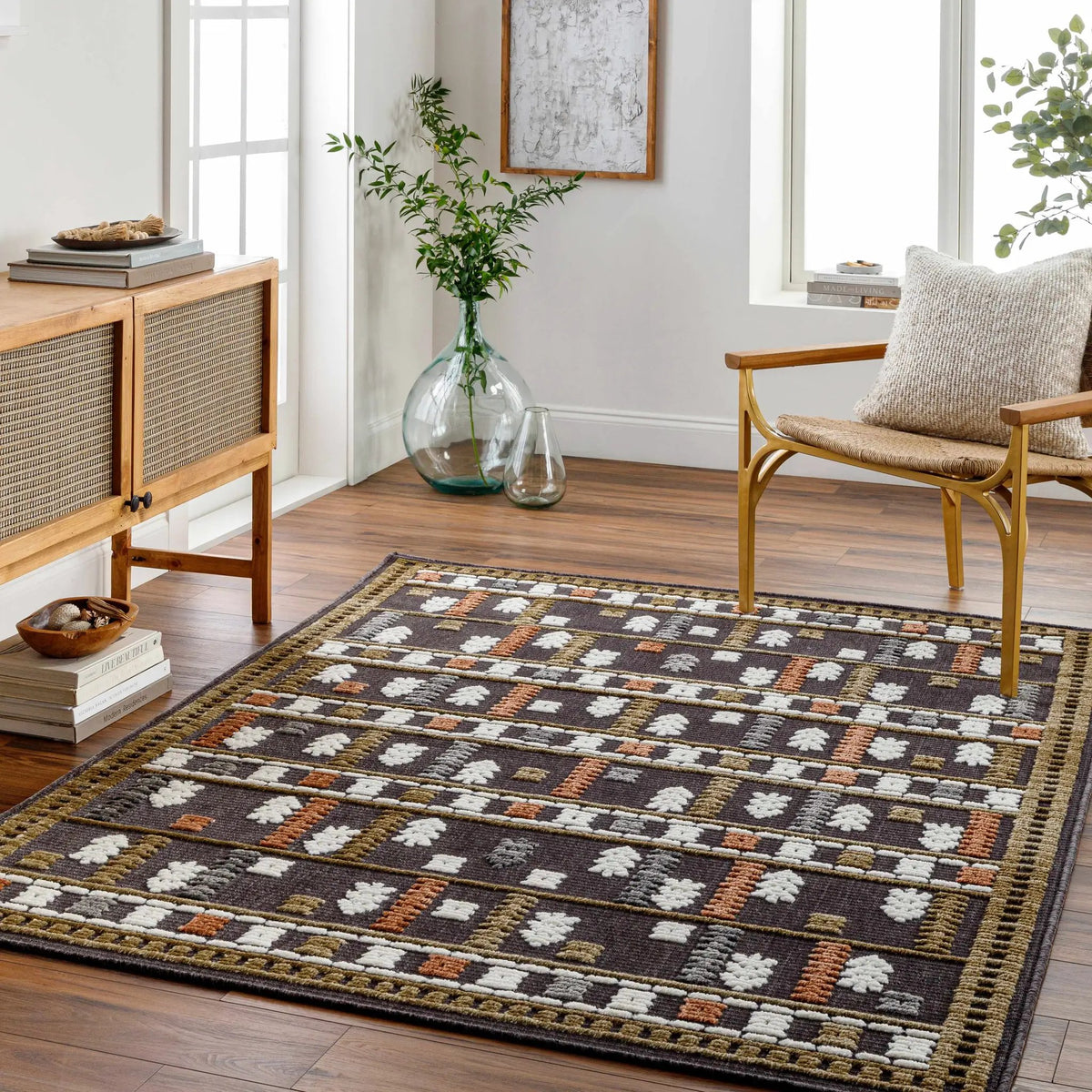 Kade Washable Area Carpet - Clearance, installed in a room
