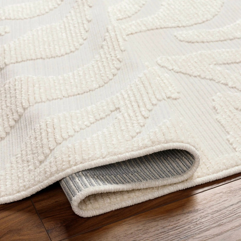 Keto Cream 3D Zebra Rug - Clearance by Boutique Rugs