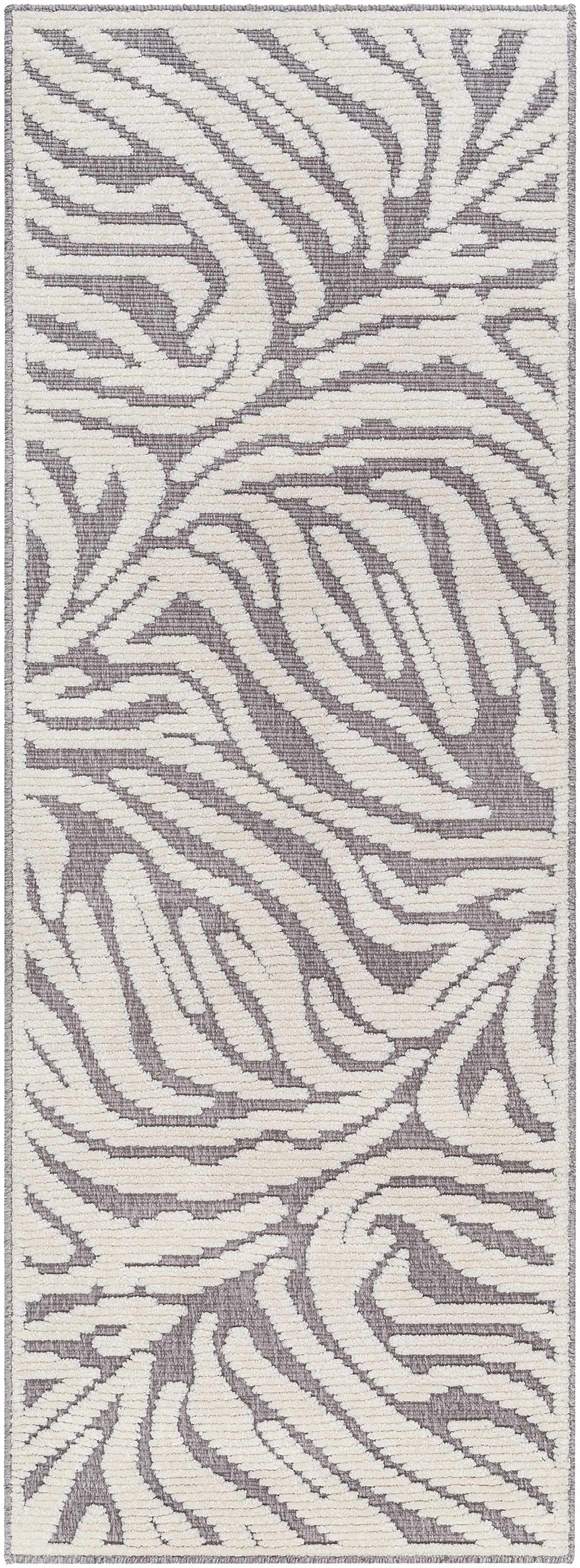 Keto Gray Zebra Rug - Clearance, photo 4 of 10