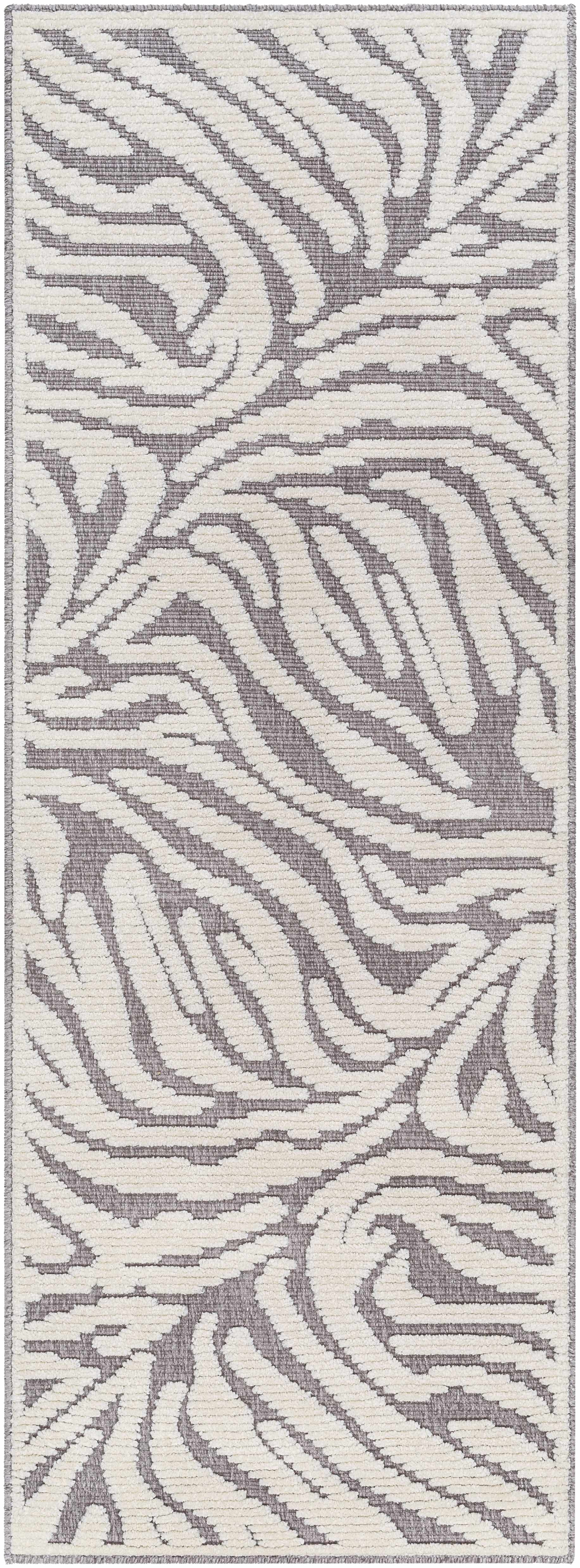 Keto Gray Zebra Rug - Clearance by Boutique Rugs