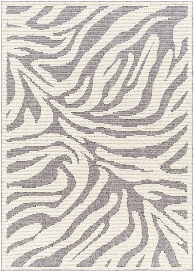 Keto Gray Zebra Rug - Clearance by Boutique Rugs