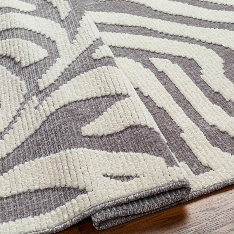 Keto Gray Zebra Rug - Clearance by Boutique Rugs