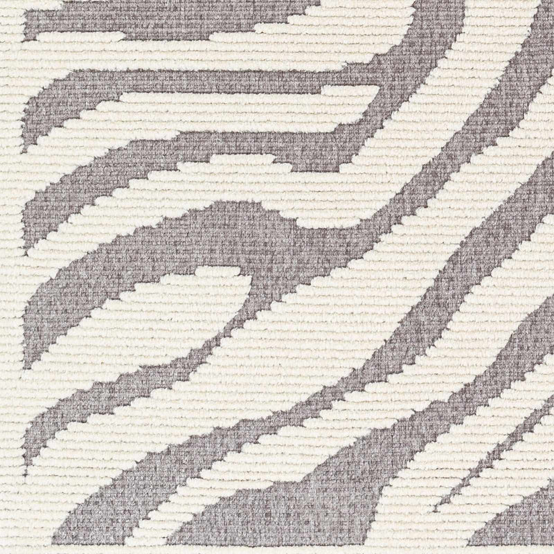 Keto Gray Zebra Rug - Clearance by Boutique Rugs