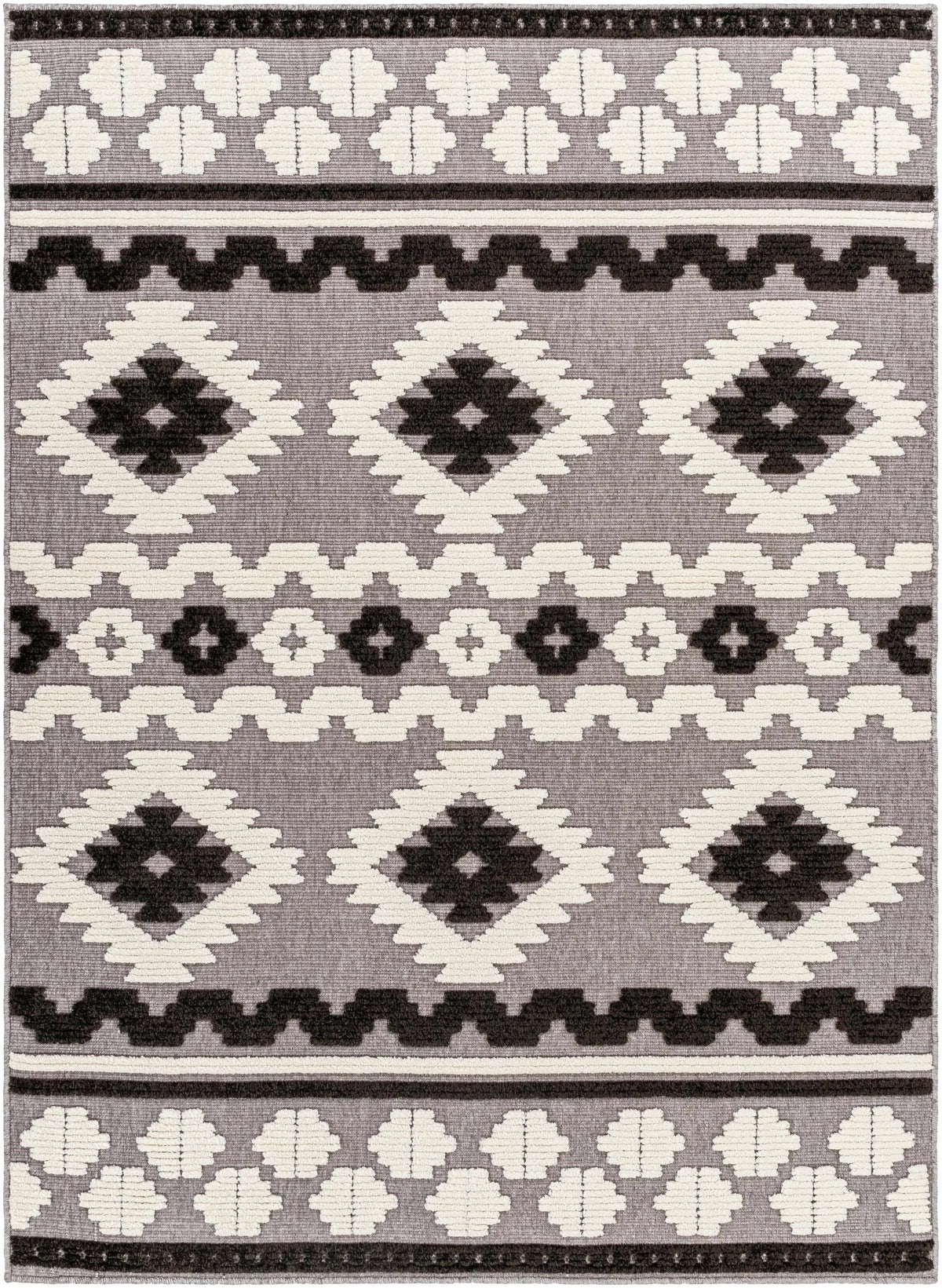 Noki Washable Textured Southwestern Rug - Clearance