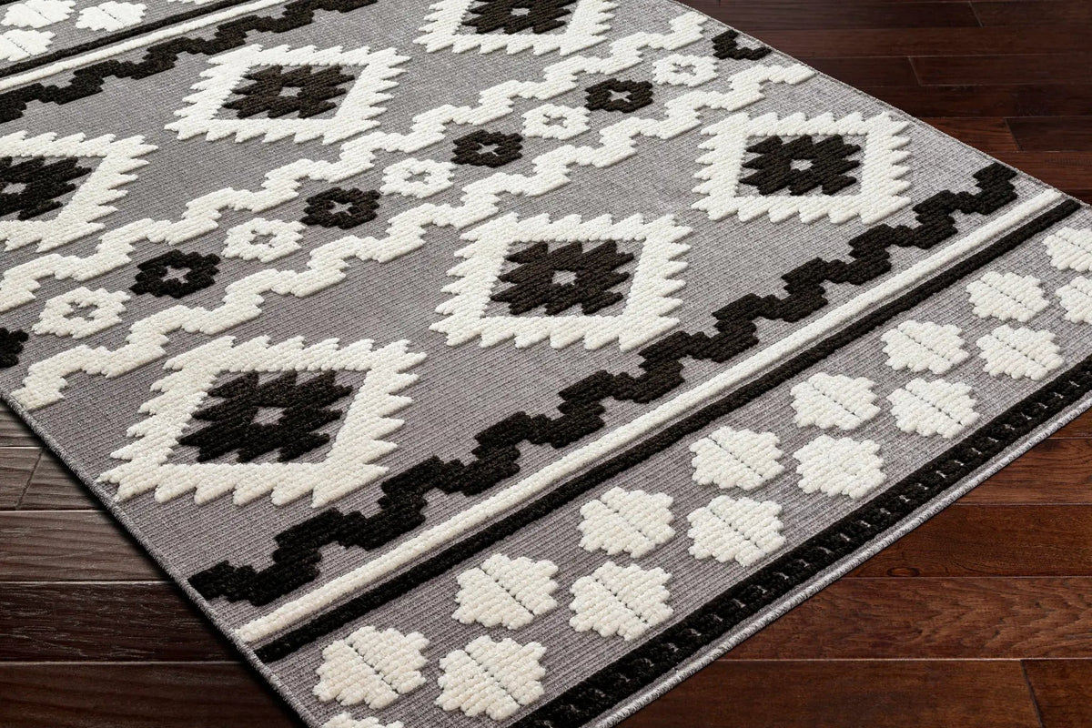 Noki Washable Textured Southwestern Rug - Clearance, photo 8 of 10