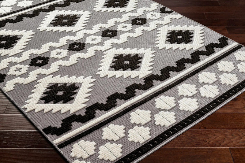 Noki Washable Textured Southwestern Rug - Clearance by Boutique Rugs