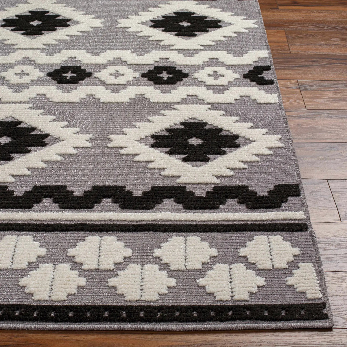 Noki Washable Textured Southwestern Rug - Clearance, photo 5 of 10