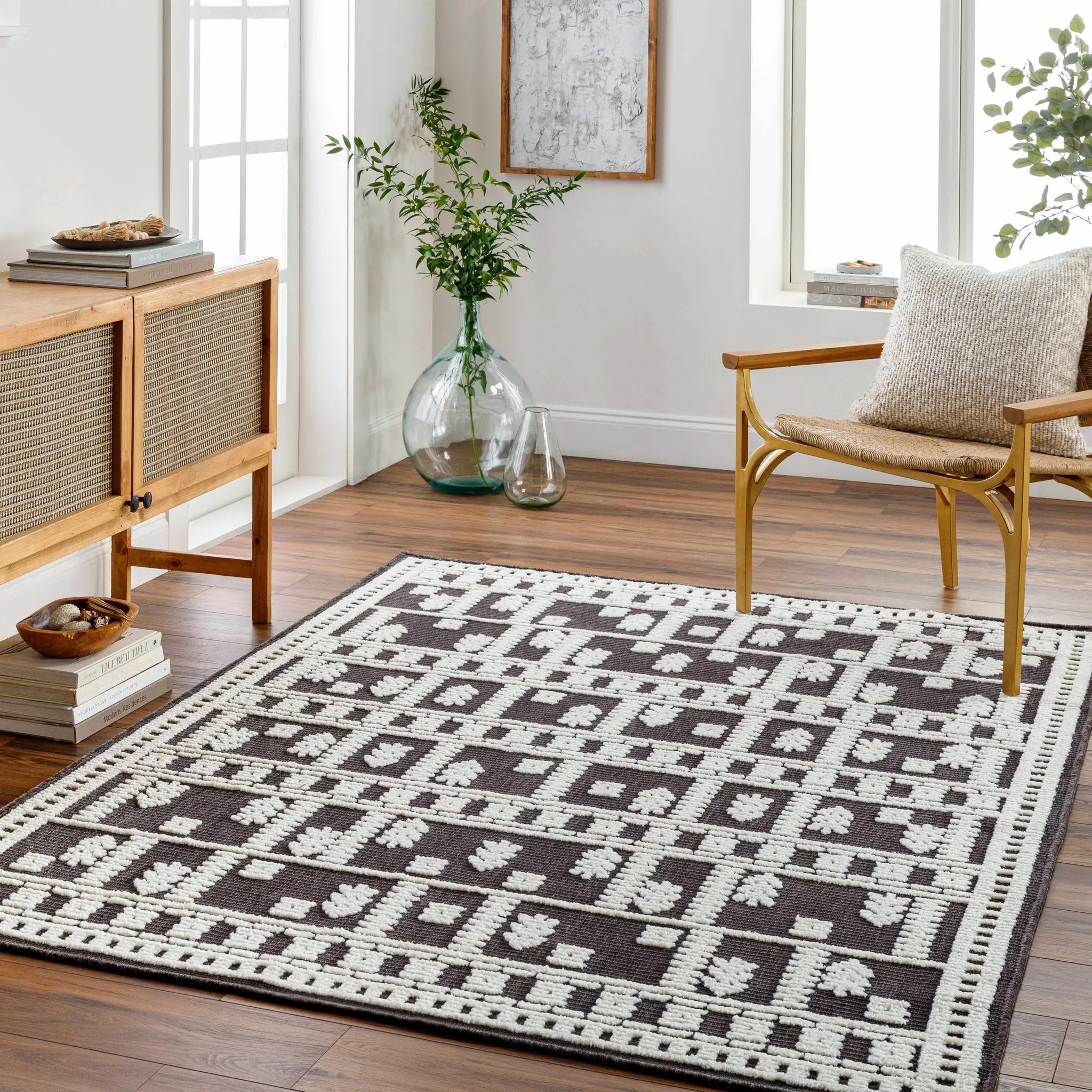 Yama Washable Area Rug - Clearance by Boutique Rugs