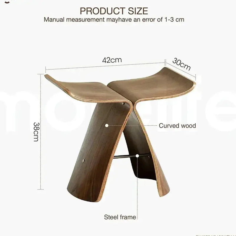 Small Stool Ottoman Storage for Apartment Living Spaces by House Of Avana