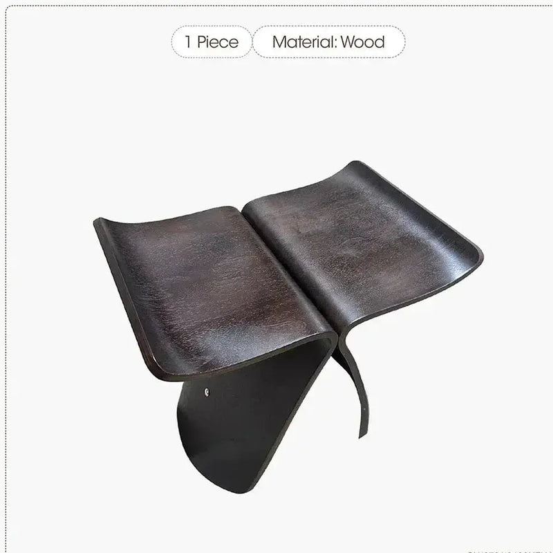 Small Stool Ottoman Storage for Apartment Living Spaces by House Of Avana