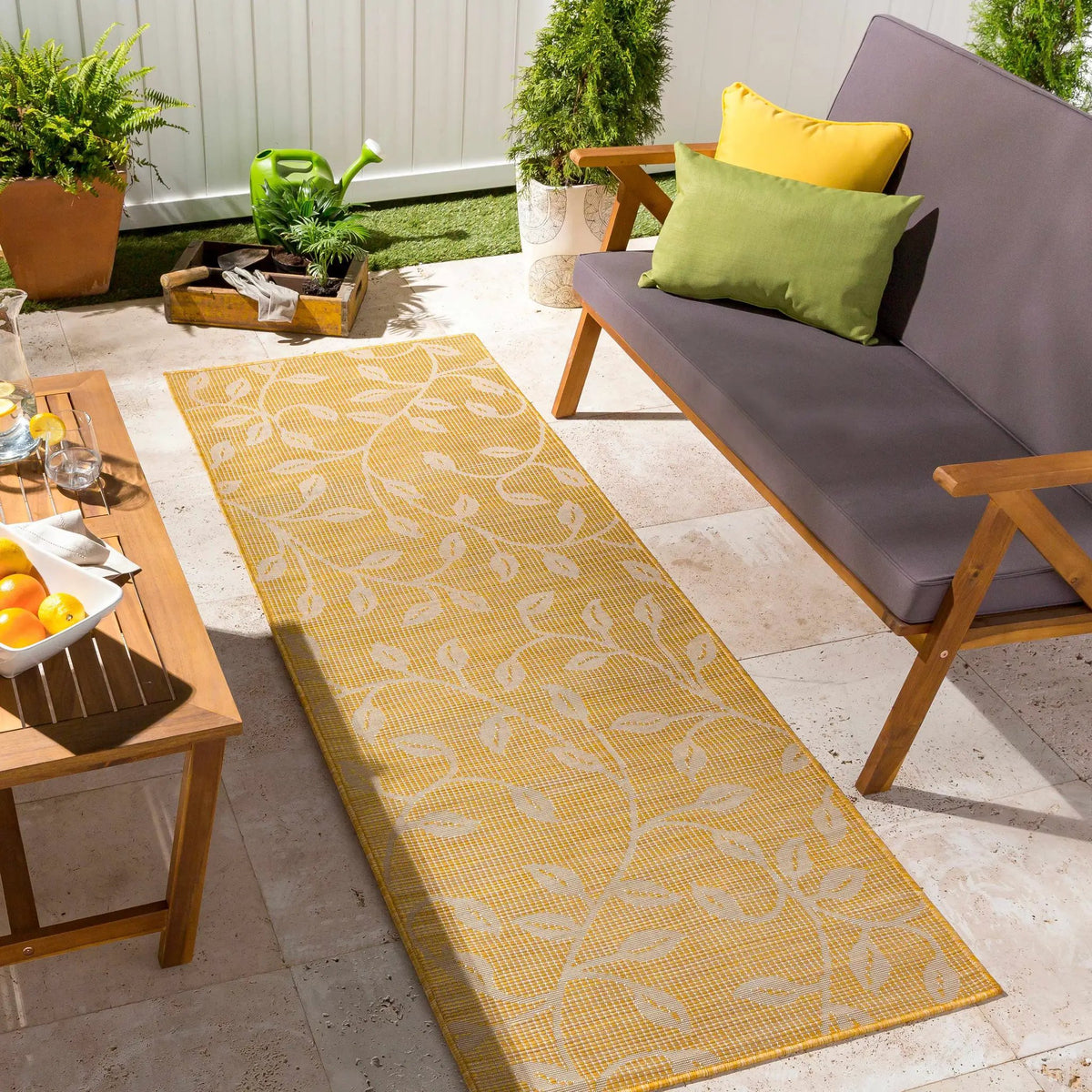 Smallwood Flatweave Outdoor Area Carpet - Clearance, installed in a room 2