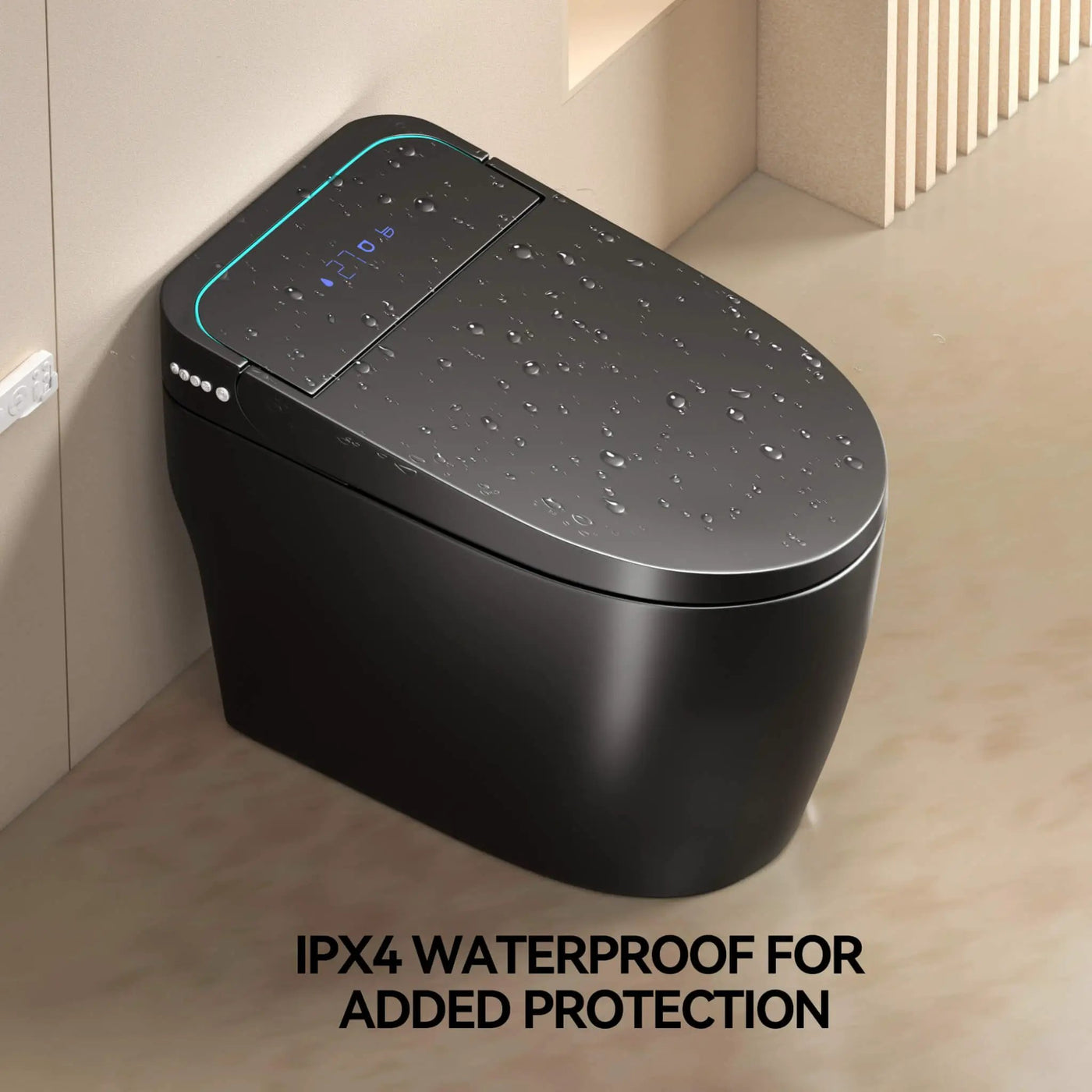 Smart One-Piece Bidet Toilet With Auto Open/Close Seat And Dryer (SAK86135) by SAKSBY WHOLESALE