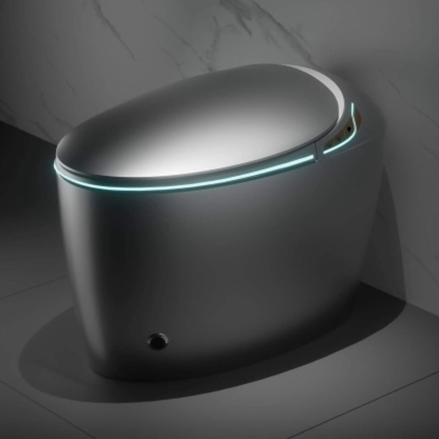 Smart One-Piece Toilet With Bidet, Foot Sensor, LED Display And Dryer (SAK80112) by SAKSBY WHOLESALE