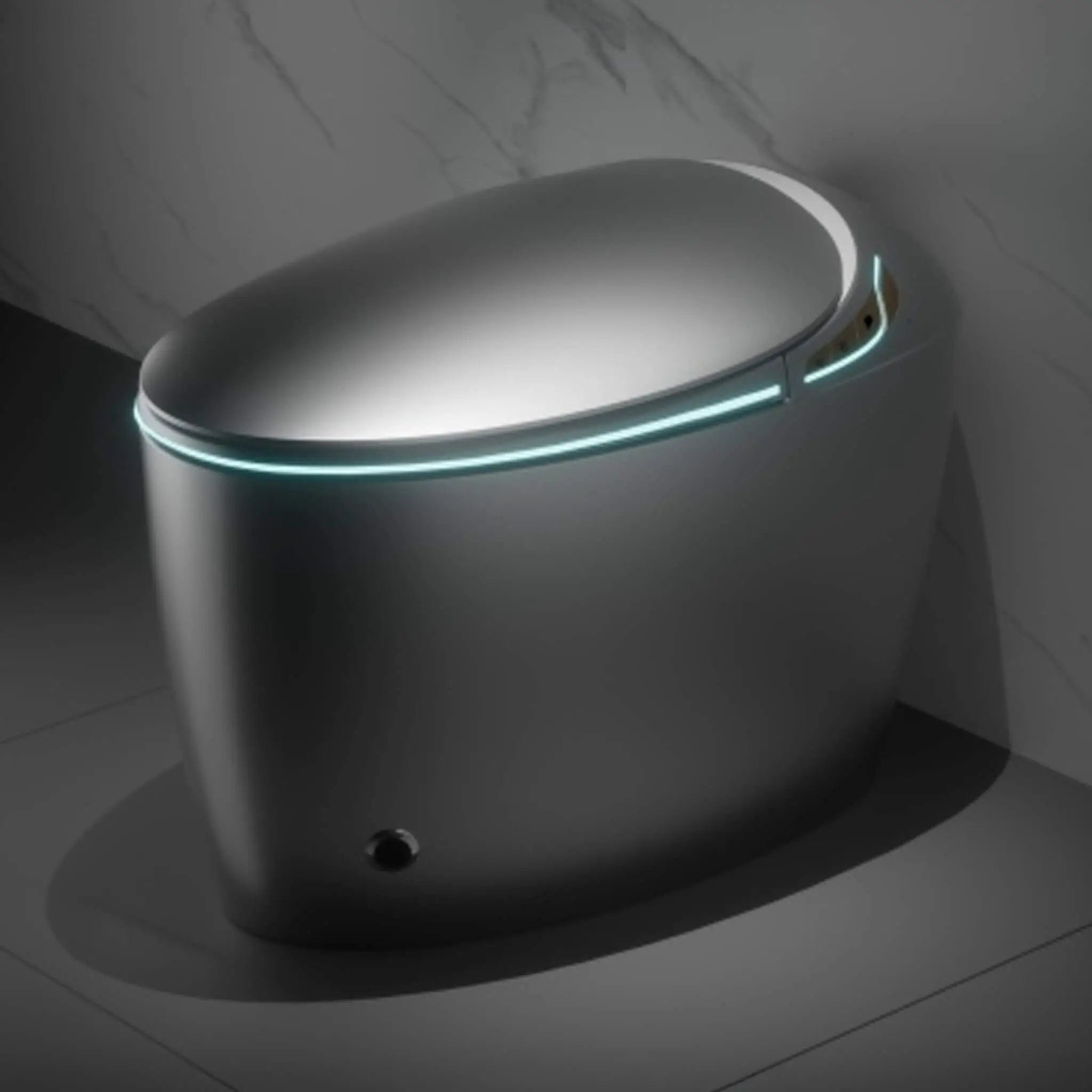 Smart One-Piece Toilet With Bidet, Foot Sensor, LED Display And Dryer (SAK80112) by SAKSBY WHOLESALE