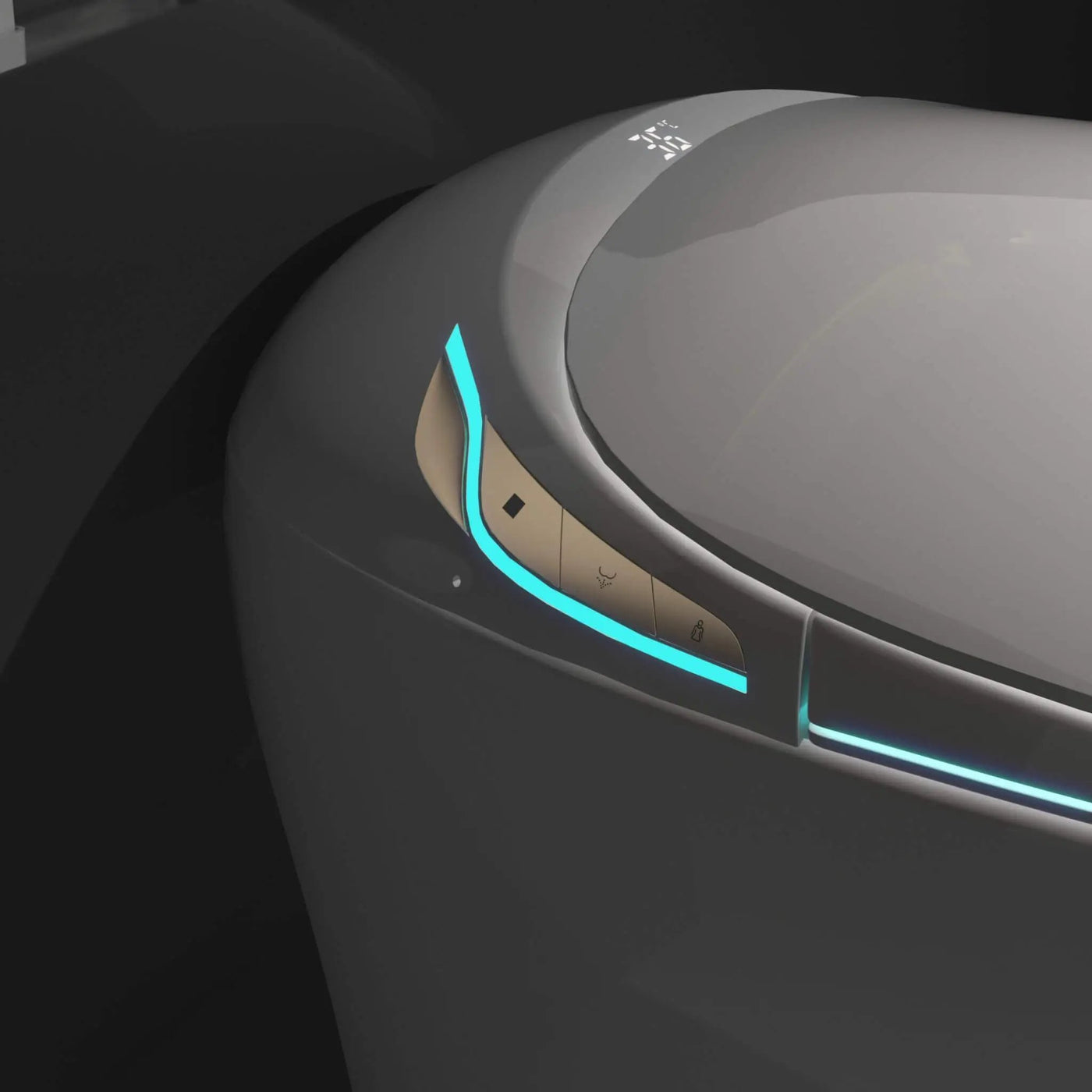 Smart One-Piece Toilet With Bidet, Foot Sensor, LED Display And Dryer (SAK80112) by SAKSBY WHOLESALE
