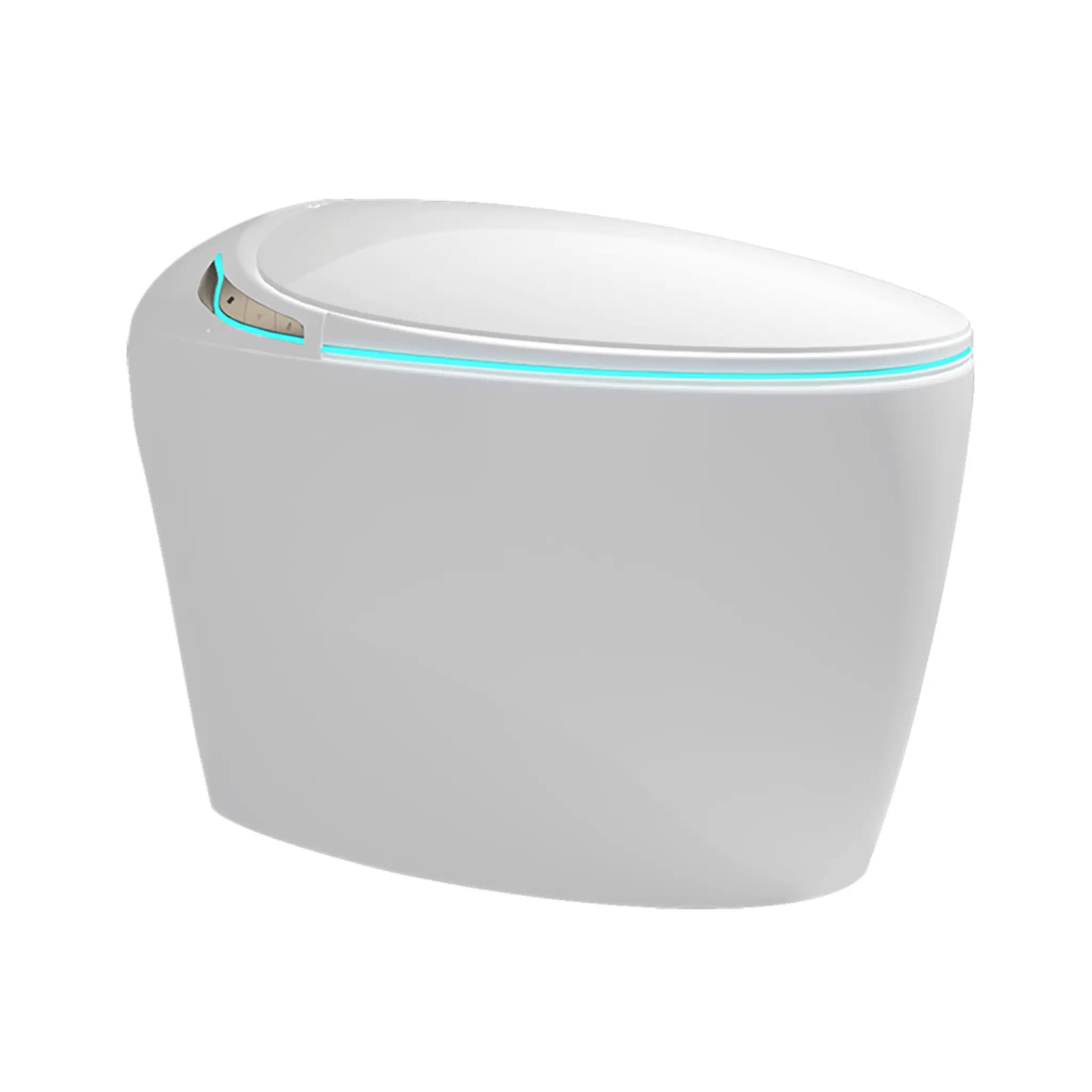 Smart One-Piece Toilet With Bidet, Foot Sensor, LED Display And Dryer (SAK80112) by SAKSBY WHOLESALE